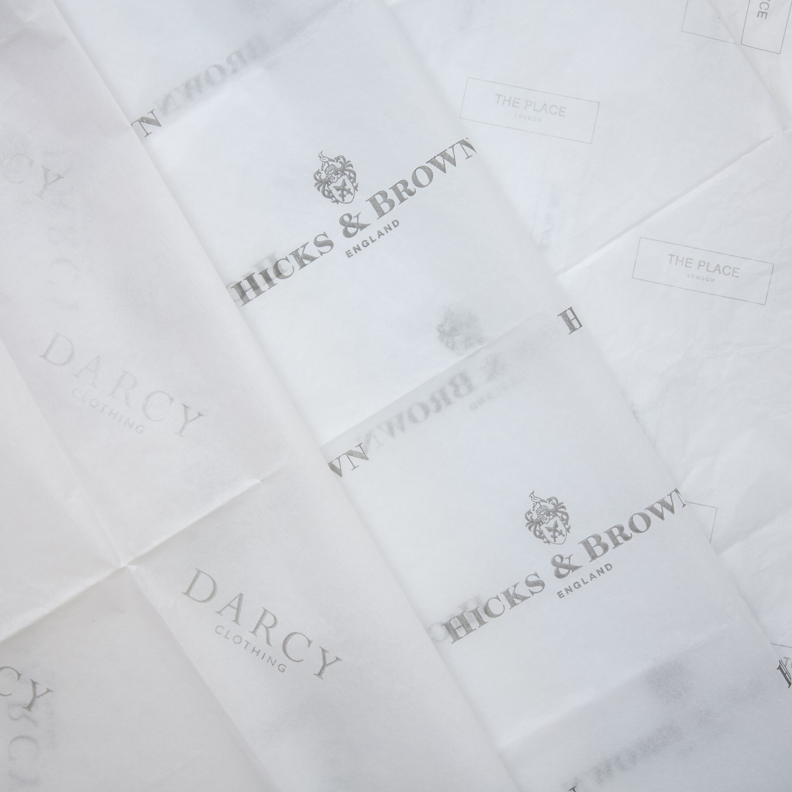 silver birches packaging paper